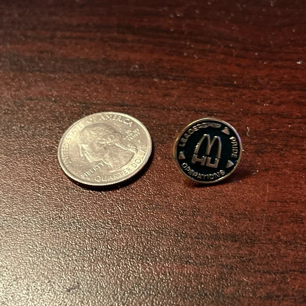 Lot Of 4 McDonald’s Employee‎ Lapel Hat Pins